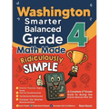 Washington Smarter Balanced Grade 4 Math Made Ridiculously Simple: A Comprehensive 4th Grade Guide to Acing Smarter Balanced Math