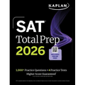 SAT Total Prep 2026: Includes 4 Full Length Practice Tests, 1,100+ Practice Questions + 1 Year Access to Online Quizzes and Video Lessons and Tutorial
