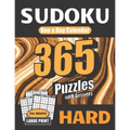 Sudoku One a Day Calendar for Adults: Hard: 365 Puzzles with Answers