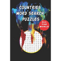 Countries Word Search Puzzles All the World: 6x9' 100 pages Word Search Book Puzzle for Kids Age 8 up and Adults, Educational Notebook in Matt Cover