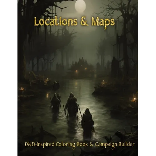 Locations & Maps: Story Seeds on every Coloring Page