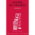 Eusebe de Cesaree, Chronique. Tome I