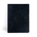 CSB Study Bible, Large Print, Digital Study Edition, Black Leathertouch, Indexed