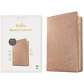 NLT Super Giant Print Bible, Dayspring Signature Collection, Filament Enabled (Leatherlike, Blush Floral, Red Letter)