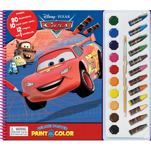Disney Cars Deluxe Poster Paint & Color