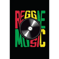 Reggae Music: Gift idea for reggae lovers and jamaican music addicts. 6 x 9 inches - 100 pages