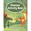 Dinosaur Activity Book: Fun Workbook With Coloring Pages, Cut And Paste And Counting Activities For Kids Age 6-8, Practice Scissor Skills, Cut and Glu