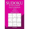 300 Easy to Medium Sudoku Puzzle Book 2019