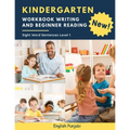 Kindergarten Workbook Writing And Beginner Reading Sight Word Sentences Level 1 English Punjabi: 100 Easy readers cvc phonics spelling readiness handw