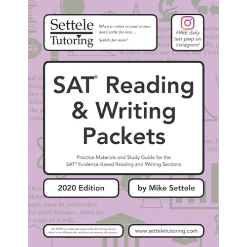 SAT Reading & Writing Packets (2020 Edition): Practice Materials and Study Guide for the SAT Evidence-Based Reading and Writing Sections