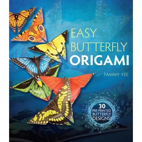 Easy Butterfly Origami: 30 Pre-Printed Butterfly Designs!