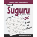Tons of Suguru for Adults & Seniors: 1000 Easy to Hard Number Blocks Puzzles