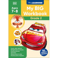 Disney Learning Big Workbook Grade 2: Math & English Workbook for Kids Aged 7-9, Curriculum-Based