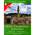 Parleremo Languages Basic Vocabulary Activities Italian - Volume 1
