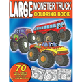 Large Monster Truck Coloring Book: For Boys and Girls Who Love Monster Truck - Kids Ages 3-5 and 4-8 (70 Full Coloring Pages)