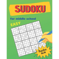 Easy Sudoku For Middle School Puzzles 16x16: Math riddles book for Teens, smart gifts for Boy & Girl, worksheet and answer key one puzzle per page