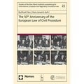 The 50th Anniversary of the European Law of Civil Procedure