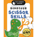 Left-Handed Dinosaur Scissor Skills Preschool & Up Activity Book: 4-in-1 Cut Color Glue and Trace, Over 50 pages of fun dinosaur-themed cutting practi