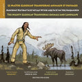 Le maître Glooscap transforme animaux et paysages / Mawiknat Klu'skap Sa'se'wo'laji Wi'sik Aqq Sa'se'wa'too Maqamikew / The Mighty Glooscap Transforms