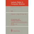 Uncertainty and Intelligent Systems: 2nd International Conference on Information Processing and Management of Uncertainty in Knowledge Based Systems I