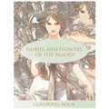 Fairies and Flowers of the Woods Coloring Book: Stress Relieving Coloring Book For Adults
