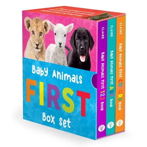 Baby Animals First Box Set: 123, Abc, Colors