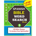 Large Print SPANISH BIBLE Word Search Book