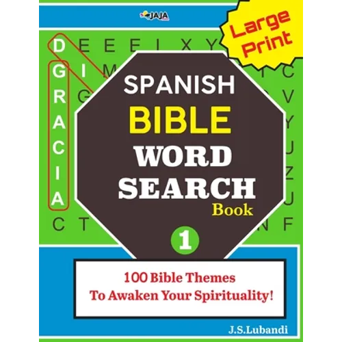 Large Print SPANISH BIBLE Word Search Book