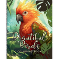 Beautiful Birds Realistic Coloring Book