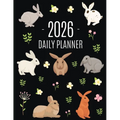 Rabbit Planner 2026: Cute Year Organizer with Bunnies: For an Easy Overview of All Your Appointments! Beautiful Hare Scheduler: January-December (12 M