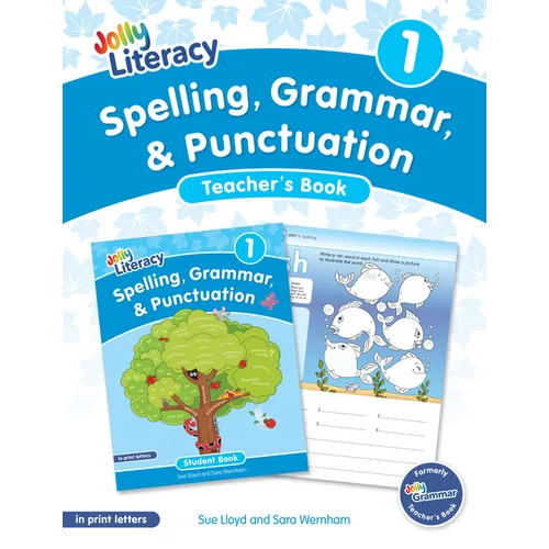 Spelling, Grammar, & Punctuation Teacher's Book 1: In Print Letters (American English Edition)