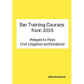 Prepare to Pass Bar Training Courses from 2025 Civil Litigation and Evidence Revision
