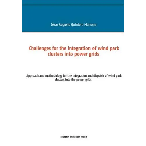 Challenges for the integration of wind park clusters into power grids: Approach and methodology for the integration and dispatch of wind park clusters