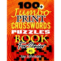 100+ Jumbo CROSSWORD Puzzle Book For Seniors: A Special Extra Large Print Crossword Puzzle Book For Seniors Based On Contemporary US Spelling Words As