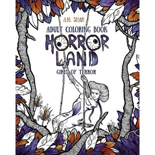 Adult Coloring Book: Horror Land Girls of Terror (Book 2)