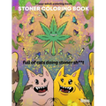 Stoner Coloring Book: Trippy adult coloring book: full of cats doing stoner s**t