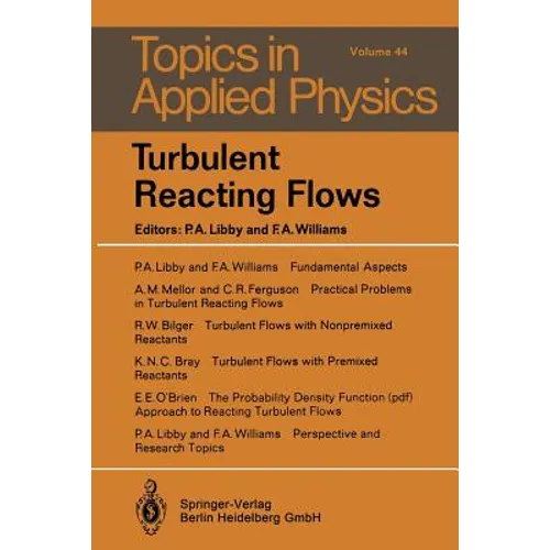Turbulent Reacting Flows