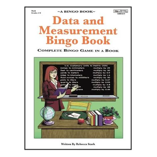 Data and Measurement Bingo Book: Complete Bingo Game In A Book