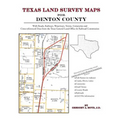 Texas Land Survey Maps for Denton County