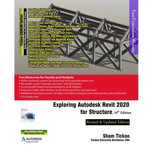 Exploring Autodesk Revit 2020 for Structure, 10th Edition