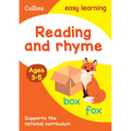 Reading and Rhyme: Ages 3-5