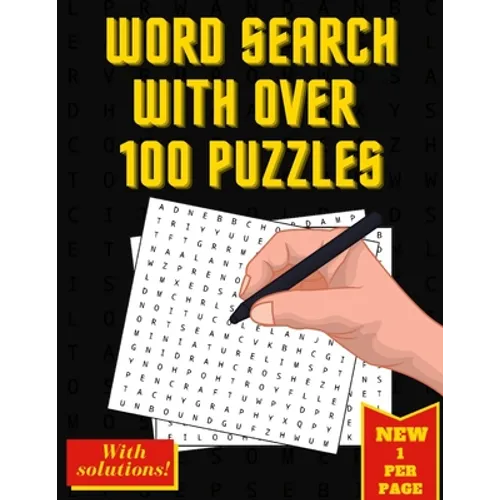 Word Search with Over 100 Puzzles: Word Search Books for Adults Large Print, Stress Reflief and Meditation