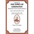 History of the Town of Lexington, Middlesex County, Massachusetts, Genealogies Volume II