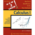 NOW 2 kNOW Calculus 1