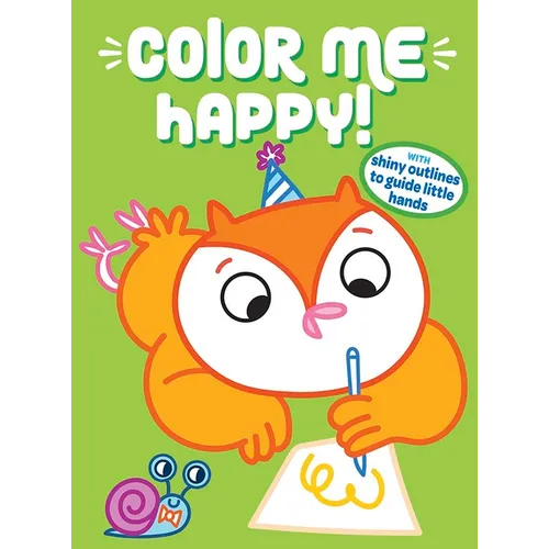 Color Me Happy! (Green): With Shiny Outlines to Guide Little Hands