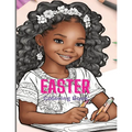 Easter Coloring Book for African American Girls