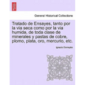 Tratado de Ensayes, tanto por la via seca como por la via humida, de toda clase de minerales y pastas de cobre, plomo, plata, oro, mercurio, etc.