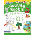 Jolly Phonics Activity Book 4: In Print Letters (American English Edition)