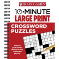 Brain Games - 10 Minute: Large Print Crossword Puzzles: Volume 1