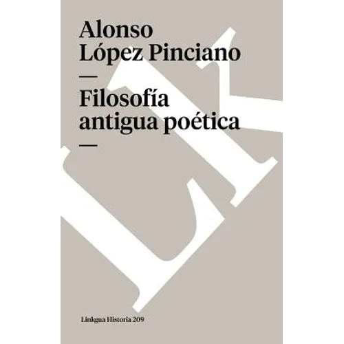 Filosofía antigua poética